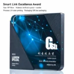 Smart Connectivity square crystal and marble award 18 × 18 cm